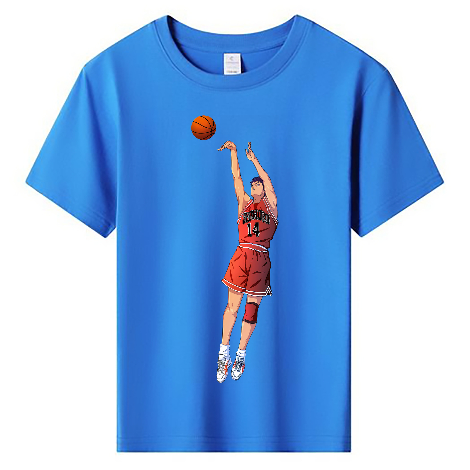 （画像用） SLAM DUNK／スラムダンク 綿100％キッズTシャツ（フロントプリント）
